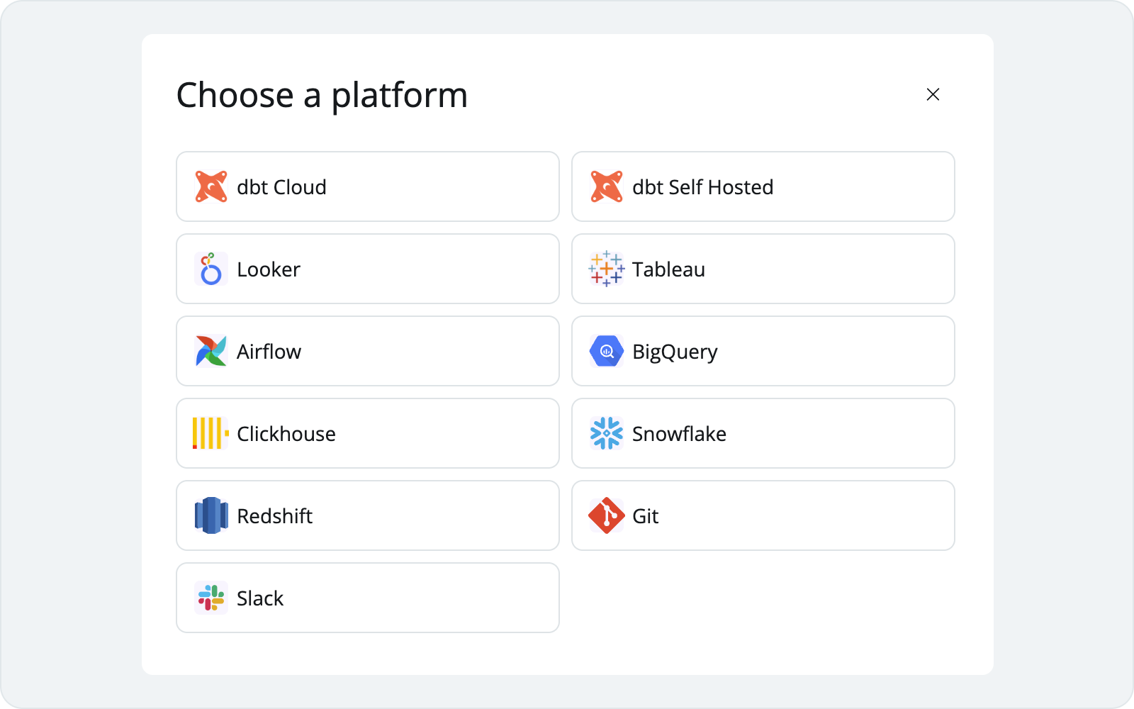 Slack integration