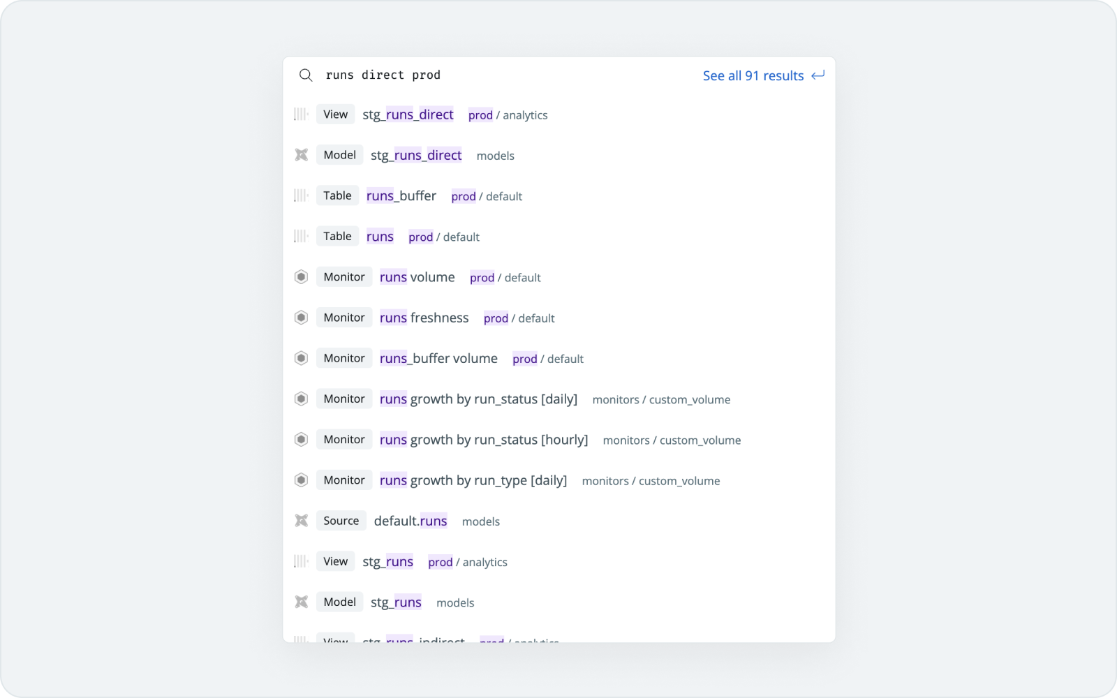 Search paths
